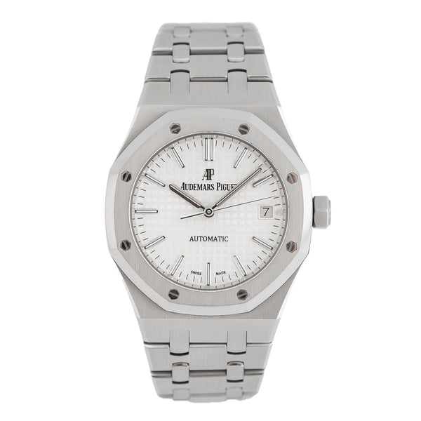 Royal Oak White Dial 2015 - 15450ST.OO.1256ST.01